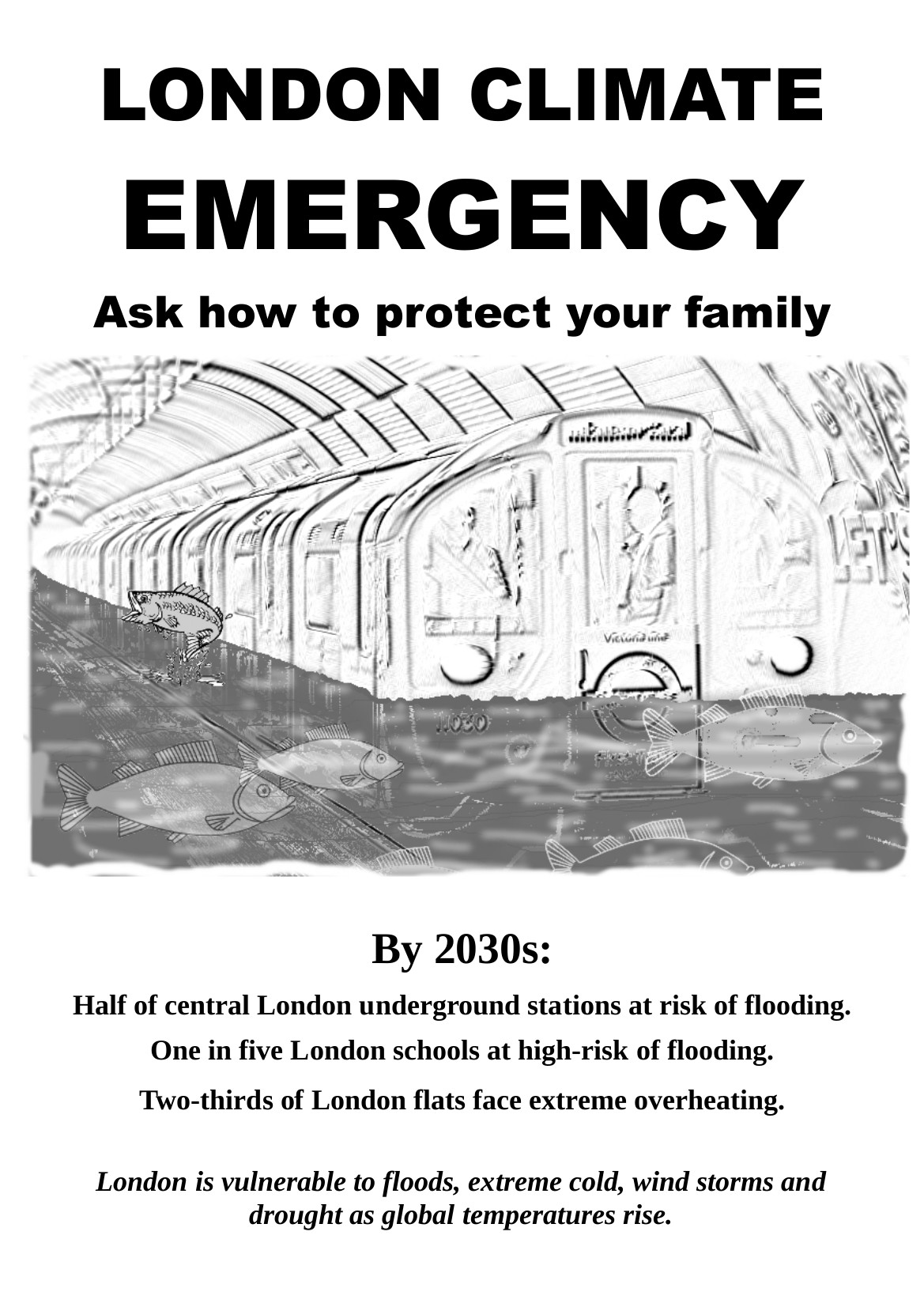 LondonClimateEmergencyPoster