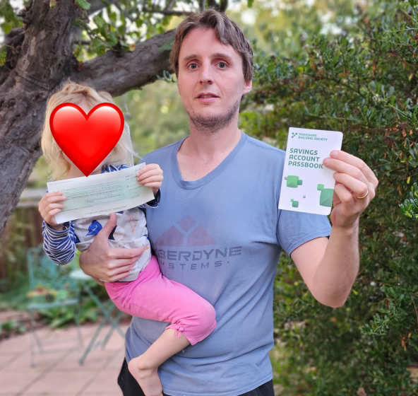 Jon and daughter with checque sm